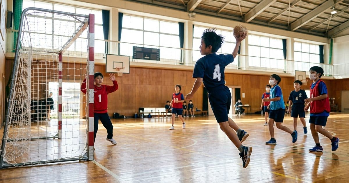 ハンドボールに向いている子の特徴|学校体育で学べるゴール型ゲーム