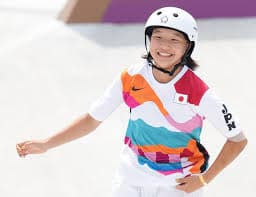 西矢椛の子供時代|6歳でスケボーを始め13歳で五輪金メダルを獲った少女