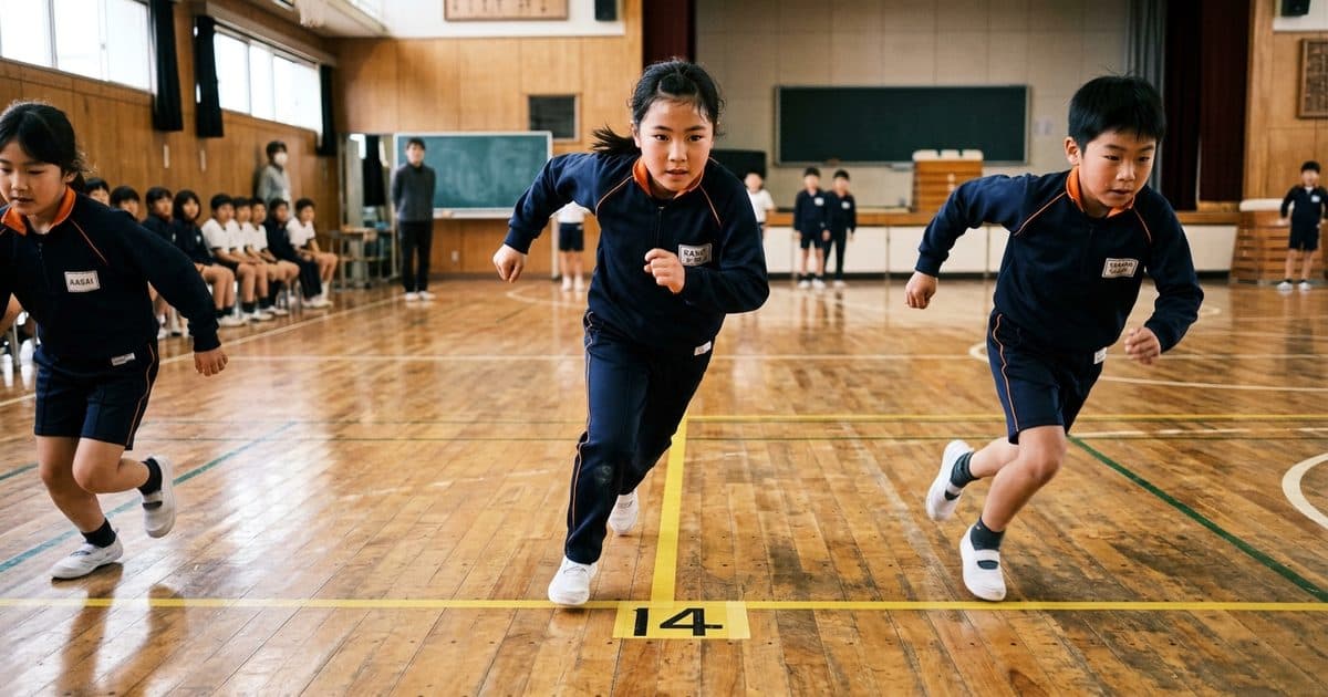 20mシャトルランの平均回数は?小学生・中学生の全国平均と得点表