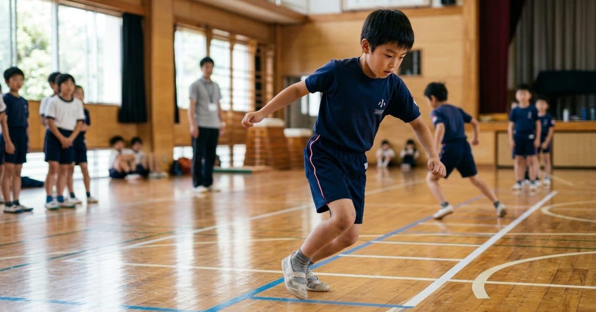 反復横跳びの平均は?小学生・中学生の全国平均と得点表