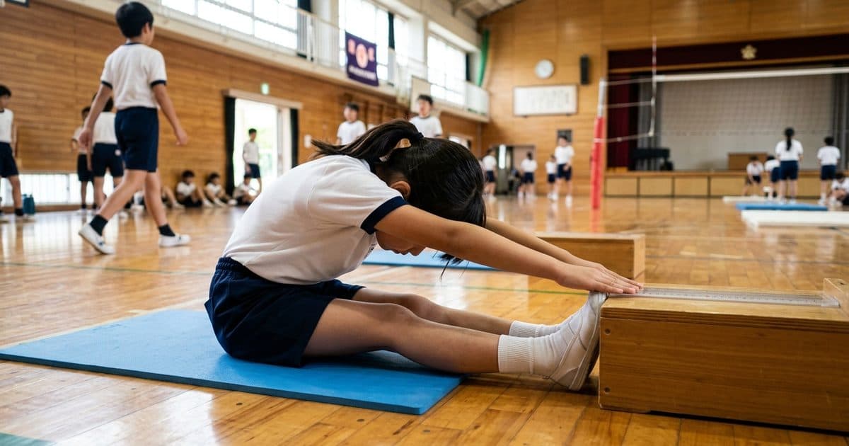 長座体前屈の平均値は?小学生の全国平均と柔軟性測定方法